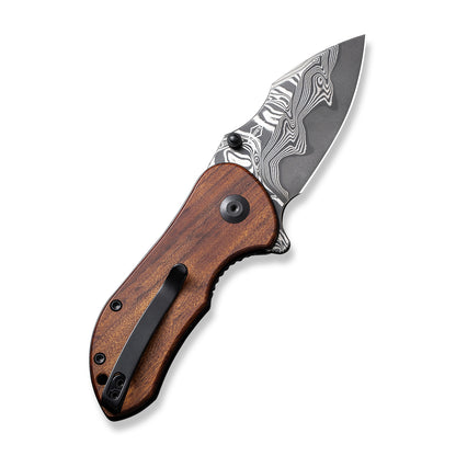 CIVIVI Knives™ Gordo Liner Lock C22018C-DS1 Guibourtia Wood Damascus Steel Pocket Knife