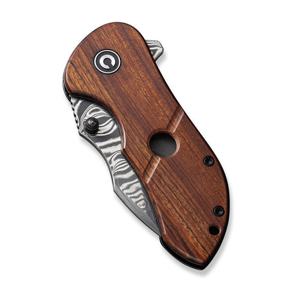 CIVIVI Knives™ Gordo Liner Lock C22018C-DS1 Guibourtia Wood Damascus Steel Pocket Knife