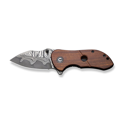 CIVIVI Knives™ Gordo Liner Lock C22018C-DS1 Guibourtia Wood Damascus Steel Pocket Knife