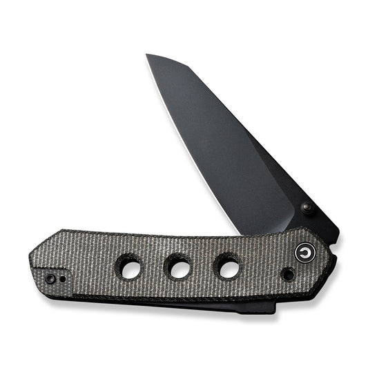 CIVIVI Knives™ Vision FG Superlock C22036-3 Dark Green Canvas Micarta Nitro-V Stainless Steel Pocket Knife