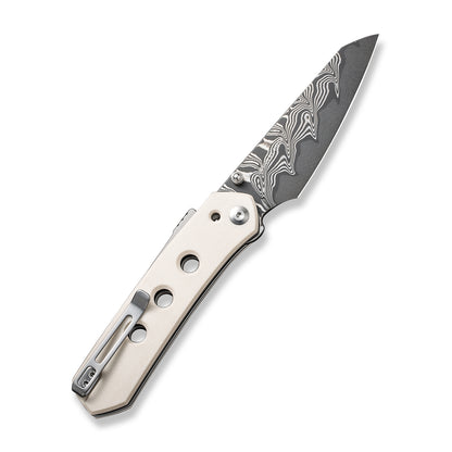 CIVIVI Knives™ Vision FG Superlock C22036-DS1 White G-10 Damascus Steel Pocket Knife