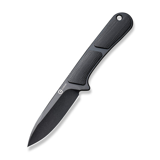 CIVIVI Knives™ Mini Elementum Fixed Blade C23010-1 Black G-10 Nitro-V Stainless Steel Knife