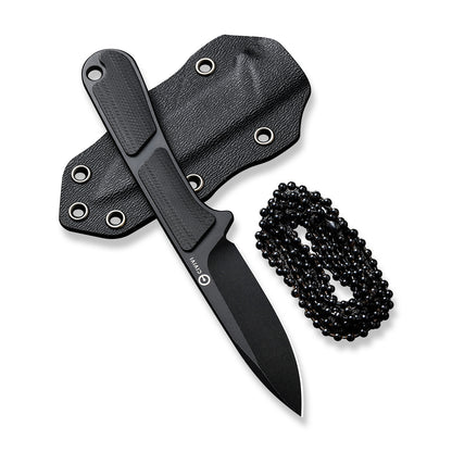 CIVIVI Knives™ Mini Elementum Fixed Blade C23010-1 Black G-10 Nitro-V Stainless Steel Knife