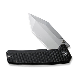 CIVIVI Knives™ Bhaltair Liner Lock C23024-1 Black Coarse G-10 14C28N Stainless Steel Pocket Knife