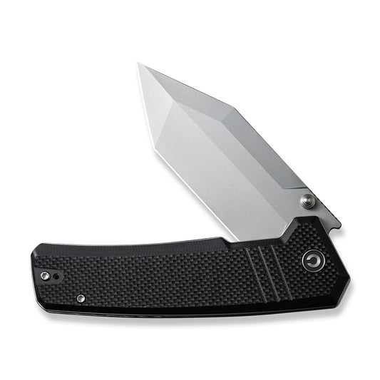 CIVIVI Knives™ Bhaltair Liner Lock C23024-1 Black Coarse G-10 14C28N Stainless Steel Pocket Knife