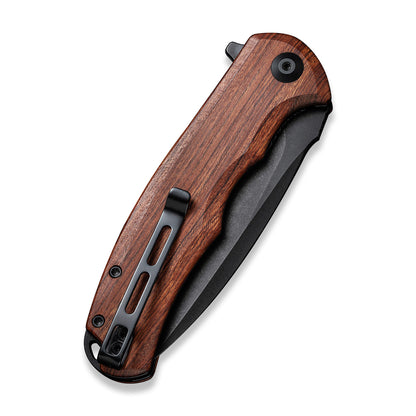 CIVIVI Knives™ Praxis Liner Lock C803H Cuibourtia Wood 9Cr18MoV Stainless Steel Pocket Knife