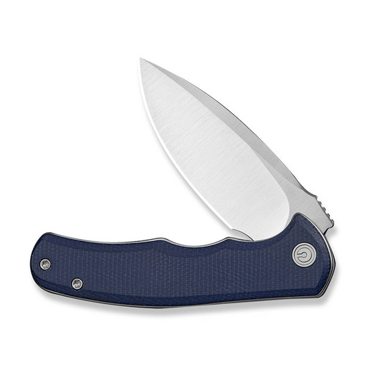 CIVIVI Knives™ Mini Praxis Liner Lock C18026C-6 Blue Canvas Micarta D2 Semi-Stainless Steel Pocket Knife