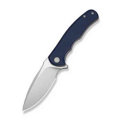 CIVIVI Knives™ Mini Praxis Liner Lock C18026C-6 Blue Canvas Micarta D2 Semi-Stainless Steel Pocket Knife