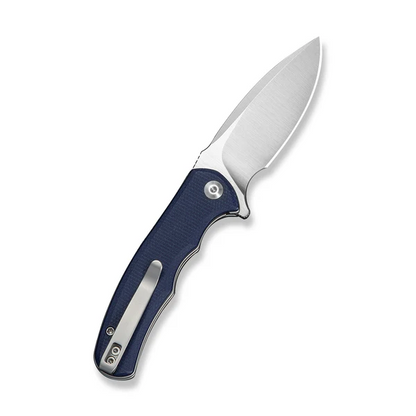 CIVIVI Knives™ Mini Praxis Liner Lock C18026C-6 Blue Canvas Micarta D2 Semi-Stainless Steel Pocket Knife