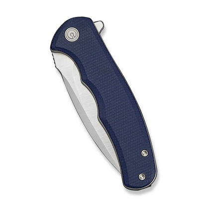 CIVIVI Knives™ Mini Praxis Liner Lock C18026C-6 Blue Canvas Micarta D2 Semi-Stainless Steel Pocket Knife