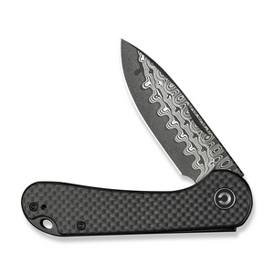 CIVIVI Knives™ Elementum Slip-joint C18062AJ-DS1 Twill Carbon Fiber Damascus Steel Pocket Knife