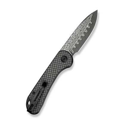 CIVIVI Knives™ Elementum Slip-joint C18062AJ-DS1 Twill Carbon Fiber Damascus Steel Pocket Knife