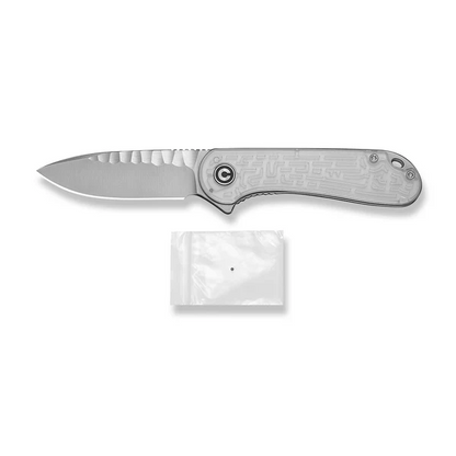 CIVIVI Knives™ Elementum Liner Lock C18062AM-1 Clear Lexan Nitro-V Stainless Steel Pocket Knife