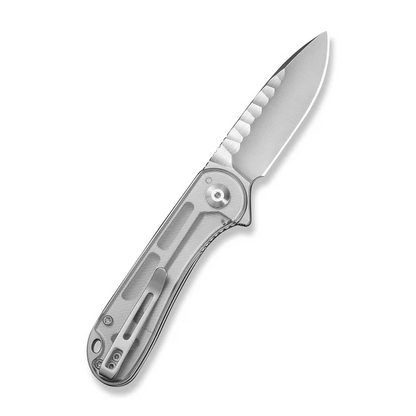 CIVIVI Knives™ Elementum Liner Lock C18062AM-1 Clear Lexan Nitro-V Stainless Steel Pocket Knife