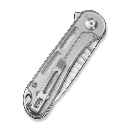CIVIVI Knives™ Elementum Liner Lock C18062AM-1 Clear Lexan Nitro-V Stainless Steel Pocket Knife