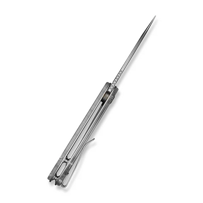 CIVIVI Knives™ Elementum Liner Lock C18062AM-1 Clear Lexan Nitro-V Stainless Steel Pocket Knife