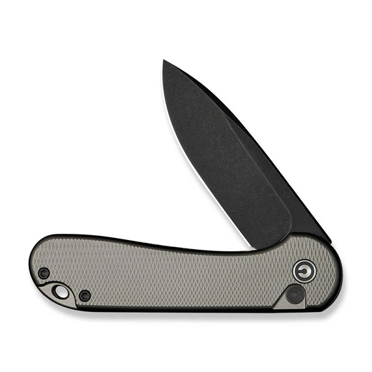 CIVIVI Knives™ Elementum 2 Button Lock C18062PD-1 Aluminum Nitro-V Stainless Steel Pocket Knife