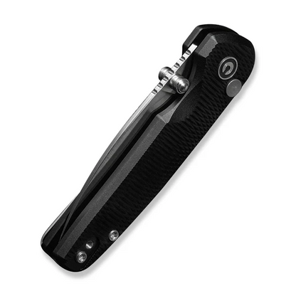 CIVIVI Knives™ Mini Shakan Button Lock C20052F-1 Black Anodized Aluminum Nitro-V Stainless Steel Pocket Knife
