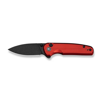 CIVIVI Knives™ Mini Shakan Button Lock C20052F-2 Red Anodized Aluminum Nitro-V Stainless Steel Pocket Knife
