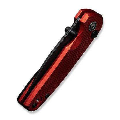 CIVIVI Knives™ Mini Shakan Button Lock C20052F-2 Red Anodized Aluminum Nitro-V Stainless Steel Pocket Knife
