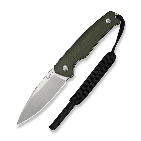 CIVIVI Knives™ Altus Fixed Blade C20076B-1 OD Green G10 14C28N Stainless Steel Knife