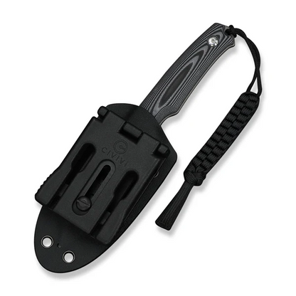 CIVIVI Knives™ Altus Fixed Blade C20076B-2 Gray & Black G10 14C28N Stainless Steel Knife