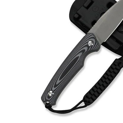 CIVIVI Knives™ Altus Fixed Blade C20076B-2 Gray & Black G10 14C28N Stainless Steel Knife