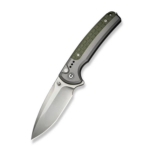 CIVIVI Knives™ Sentinel Strike II C22025D-2 OD Green FRN and Gray Aluminum Nitro-V Stainless Steel Pocket Knife