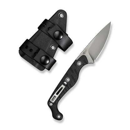 CIVIVI Knives™ SOKN Fixed Blade C22027-1 Black G10 Nitro-V Stainless Steel Pocket Knife
