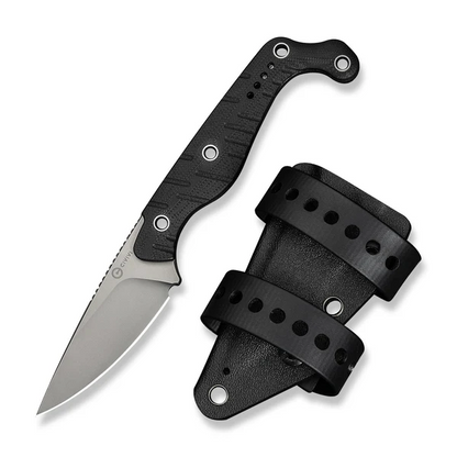 CIVIVI Knives™ SOKN Fixed Blade C22027-1 Black G10 Nitro-V Stainless Steel Pocket Knife