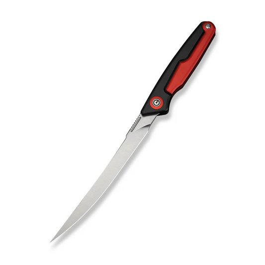 CIVIVI Knives™ Shawka Folding Fillet Liner Lock C22029B-1 Red & Black Anodized Aluminum 14C28N Stainless Steel Knife