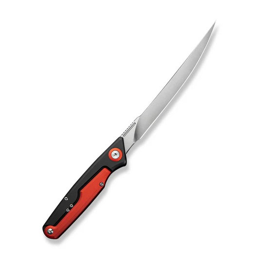 CIVIVI Knives™ Shawka Folding Fillet Liner Lock C22029B-1 Red & Black Anodized Aluminum 14C28N Stainless Steel Knife