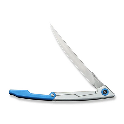 CIVIVI Knives™ Shawka Folding Fillet Liner Lock C22029B-2 Blue & Silver Anodized Aluminum 14C28N Stainless Steel Knife