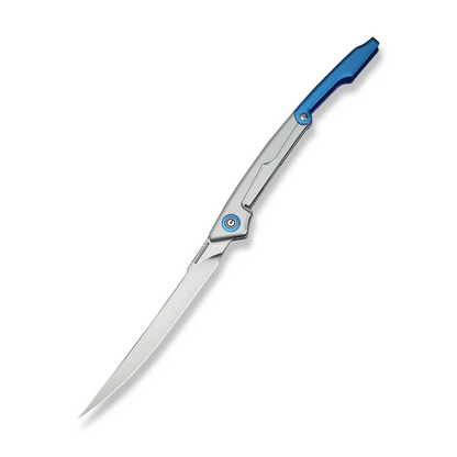 CIVIVI Knives™ Shawka Folding Fillet Liner Lock C22029B-2 Blue & Silver Anodized Aluminum 14C28N Stainless Steel Knife