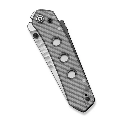 CIVIVI Knives™ Vision FG Superlock C22036-8 Black & Gray Clear Lexan Nitro-V Stainless Steel Pocket Knife