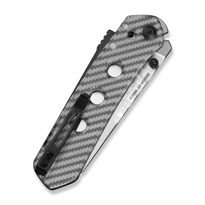 CIVIVI Knives™ Vision FG Superlock C22036-8 Black & Gray Clear Lexan Nitro-V Stainless Steel Pocket Knife