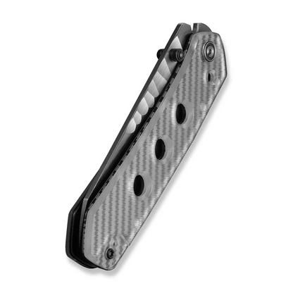 CIVIVI Knives™ Vision FG Superlock C22036-8 Black & Gray Clear Lexan Nitro-V Stainless Steel Pocket Knife