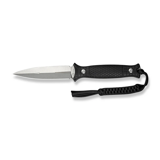 CIVIVI Knives™ Perfrico Fixed Blade C23026-1 Black G10 14C28N Stainless Steel Knife