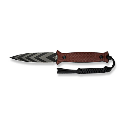 CIVIVI Knives™ Perfrico Fixed Blade C23026-3 Burgundy G10 14C28N Stainless Steel Knife