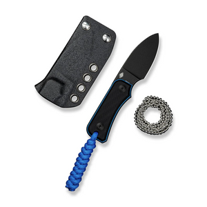 CIVIVI Knives™ Baby Banter Fixed Blade C23045-1 Black & Blue G10 Nitro-V Stainless Steel Knife