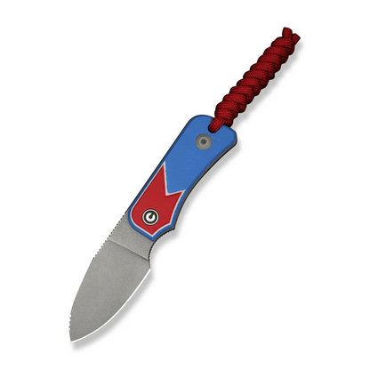 CIVIVI Knives™ Baby Banter Fixed Blade C23045A-1 Red, White & Blue G10 Nitro-V Stainless Steel Knife