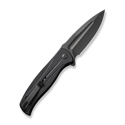 CIVIVI Knives™ Incindie Button Lock C23053-1 Black G10 14C28N Stainless Steel Pocket Knife