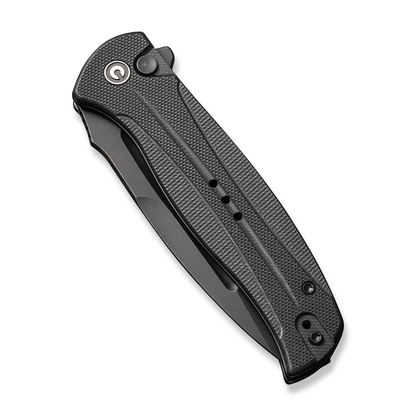 CIVIVI Knives™ Incindie Button Lock C23053-1 Black G10 14C28N Stainless Steel Pocket Knife