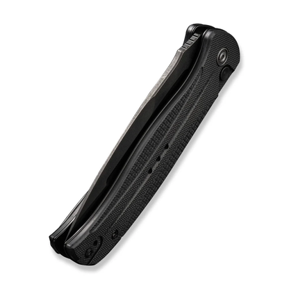 CIVIVI Knives™ Incindie Button Lock C23053-1 Black G10 14C28N Stainless Steel Pocket Knife