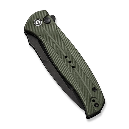 CIVIVI Knives™ Incindie Button Lock C23053-2 OD Green G10 14C28N Stainless Steel Pocket Knife