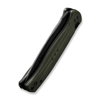 CIVIVI Knives™ Incindie Button Lock C23053-2 OD Green G10 14C28N Stainless Steel Pocket Knife