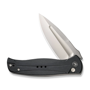CIVIVI Knives™ Incindie Button Lock C23053-3 Black G10 14C28N Stainless Steel Pocket Knife