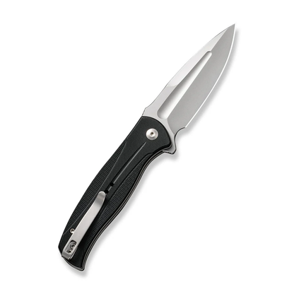 CIVIVI Knives™ Incindie Button Lock C23053-3 Black G10 14C28N Stainless Steel Pocket Knife