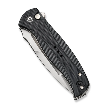 CIVIVI Knives™ Incindie Button Lock C23053-3 Black G10 14C28N Stainless Steel Pocket Knife