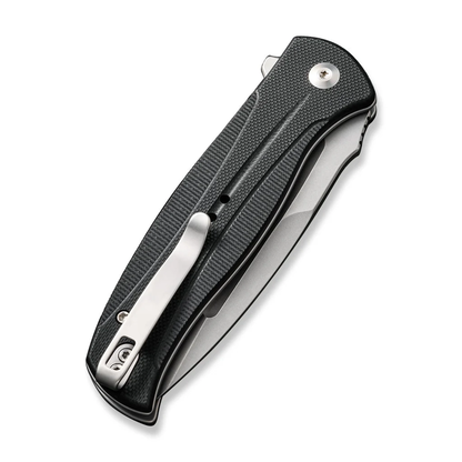 CIVIVI Knives™ Incindie Button Lock C23053-3 Black G10 14C28N Stainless Steel Pocket Knife